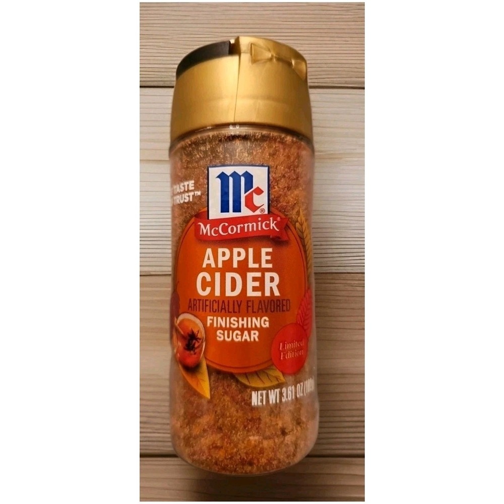McCormick Finishing Sugar  Apple Cider Limited Edition 3.61oz